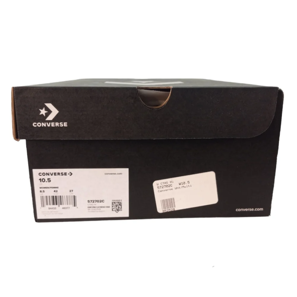 NWT | Converse Chuck Taylor All Star Crafted Abstract Stripes High Top Sneaker - Picture 11 of 12